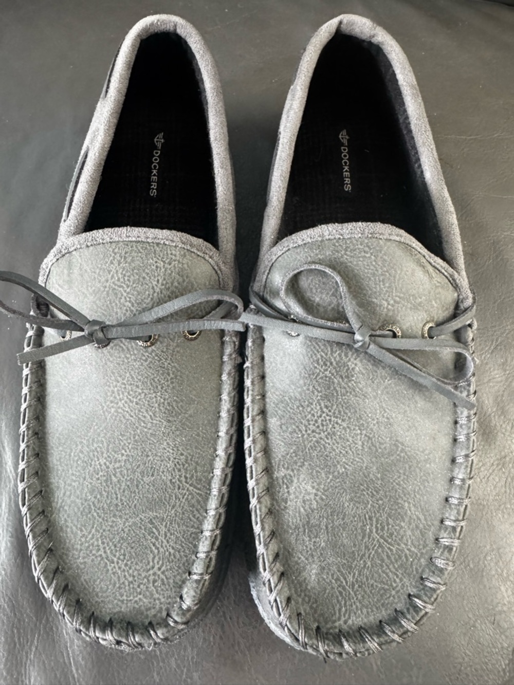 Dockers Men’s Gray Moccasin Slip-On